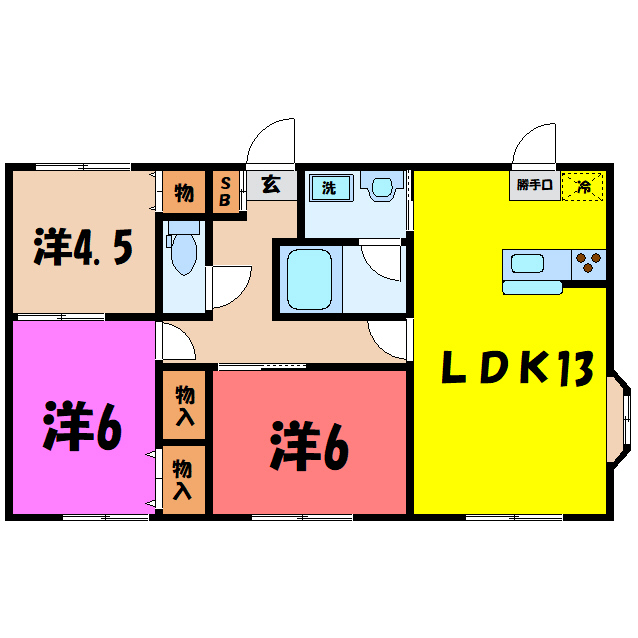 石塚マンションの間取り