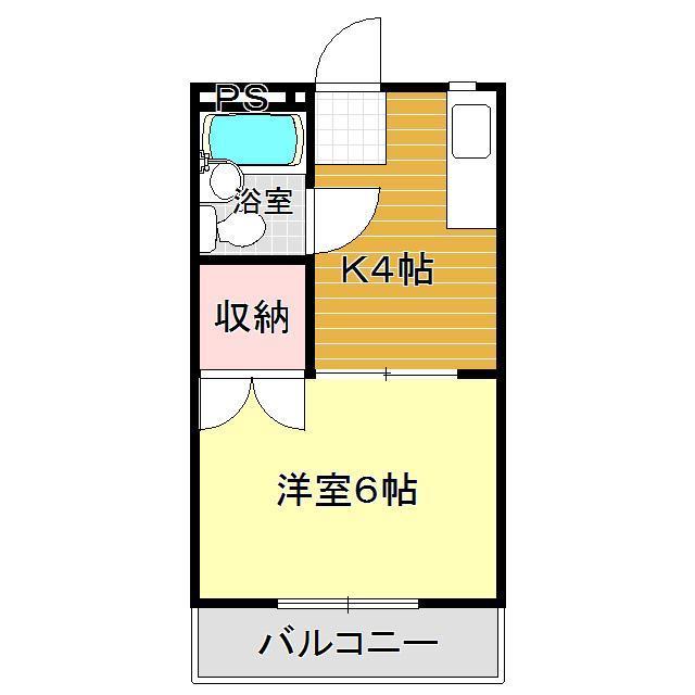 クールハイツＫＡＮＥＨＩＲＡの間取り