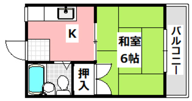 ハイツ森田の間取り