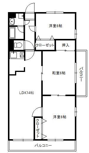 ラフェスタ足利大町の間取り