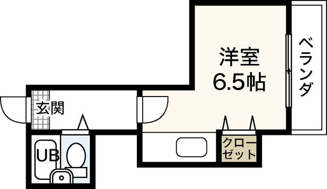 【第８８東白島ビルの間取り】