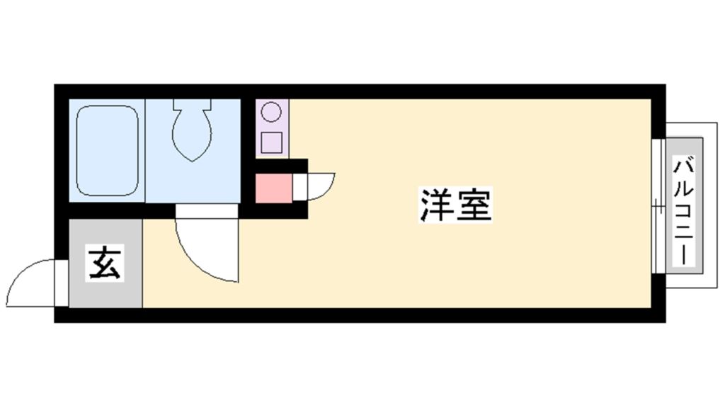 中岡ハイツの間取り