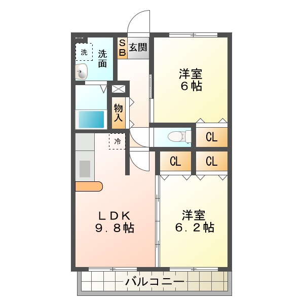 ショコラブランの間取り