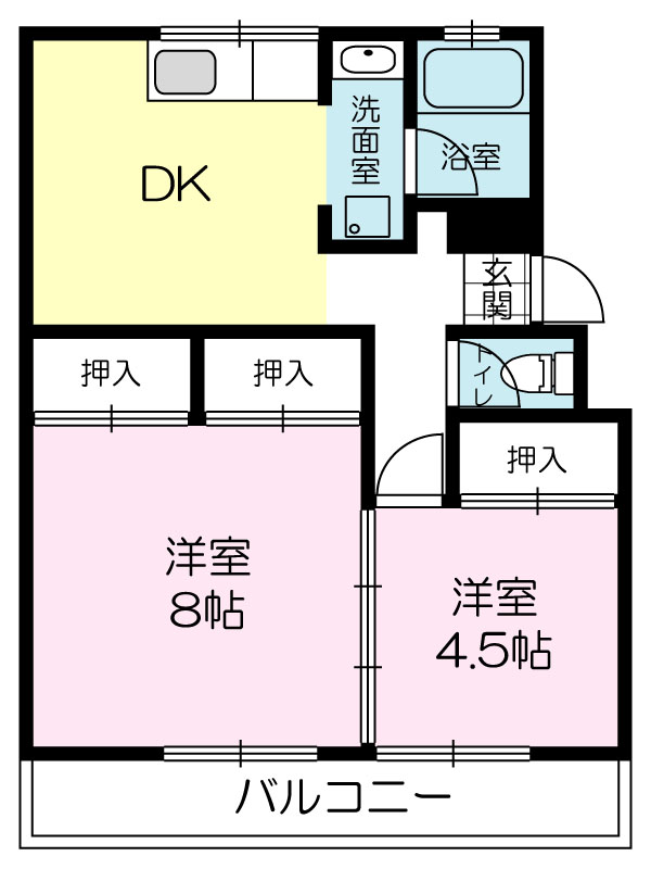 野口マンションの間取り