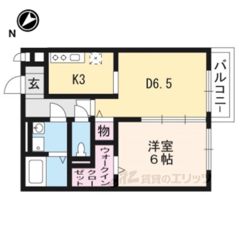 リビングタウン瀬田Ａ棟の間取り