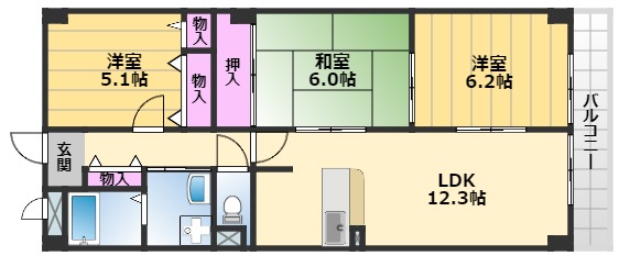 エスポワール21の間取り