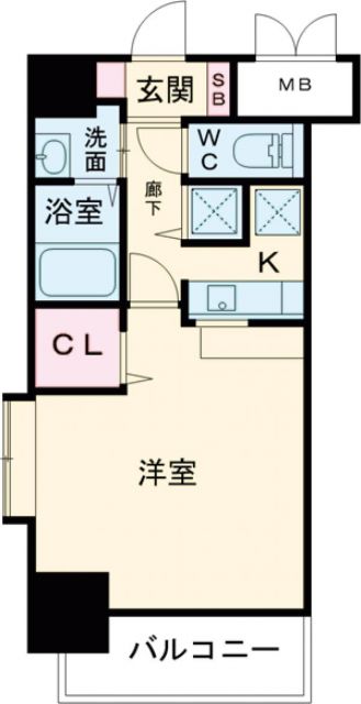 アルティザ博多駅南の間取り