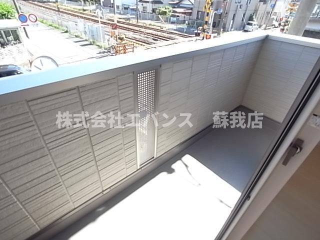 【イーストベイ・蘇我南町のバルコニー】