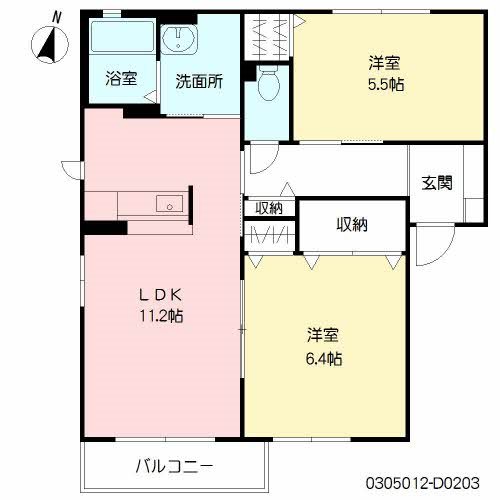 ソレアード21　&#8558；棟の間取り