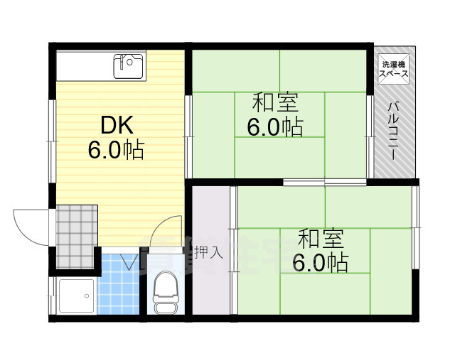 ヴァンベール豊南の間取り