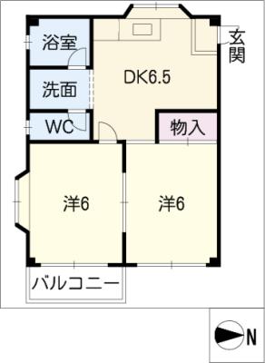 アメニティハイツ宮前の間取り