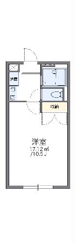 レオパレスアンジャベルの間取り