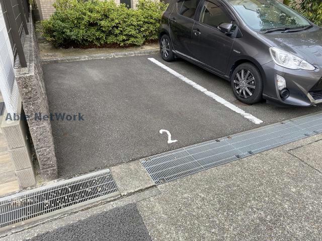 【アクアキャニオンHARAの駐車場】