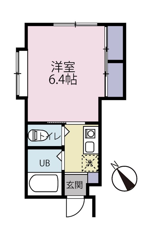 Dear津田　A棟の間取り