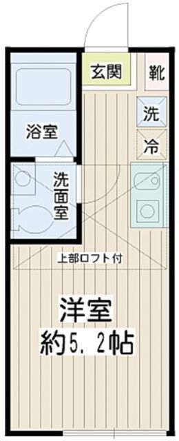 横浜市旭区南希望が丘のアパートの間取り