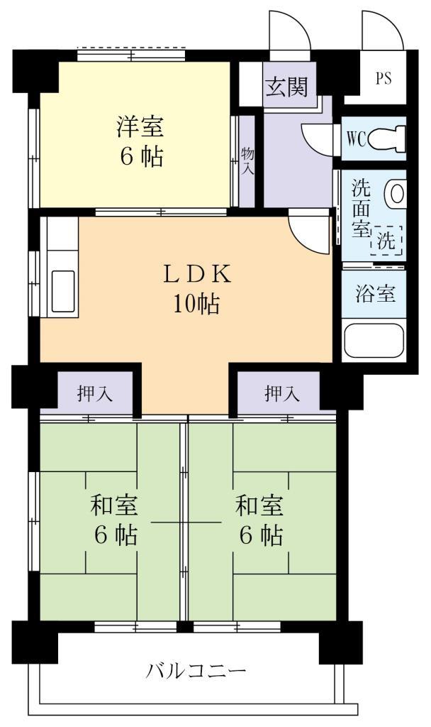 メゾンベールの間取り