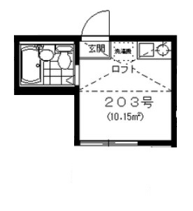 中野区中央のアパートの間取り