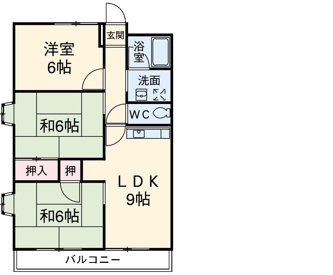 ミューズ天王台の間取り