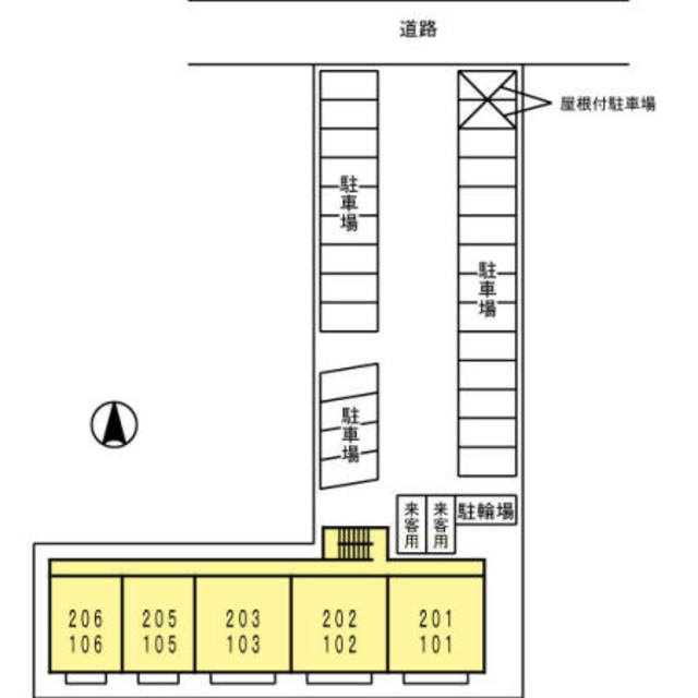 【徳倉壱番館のエントランス】