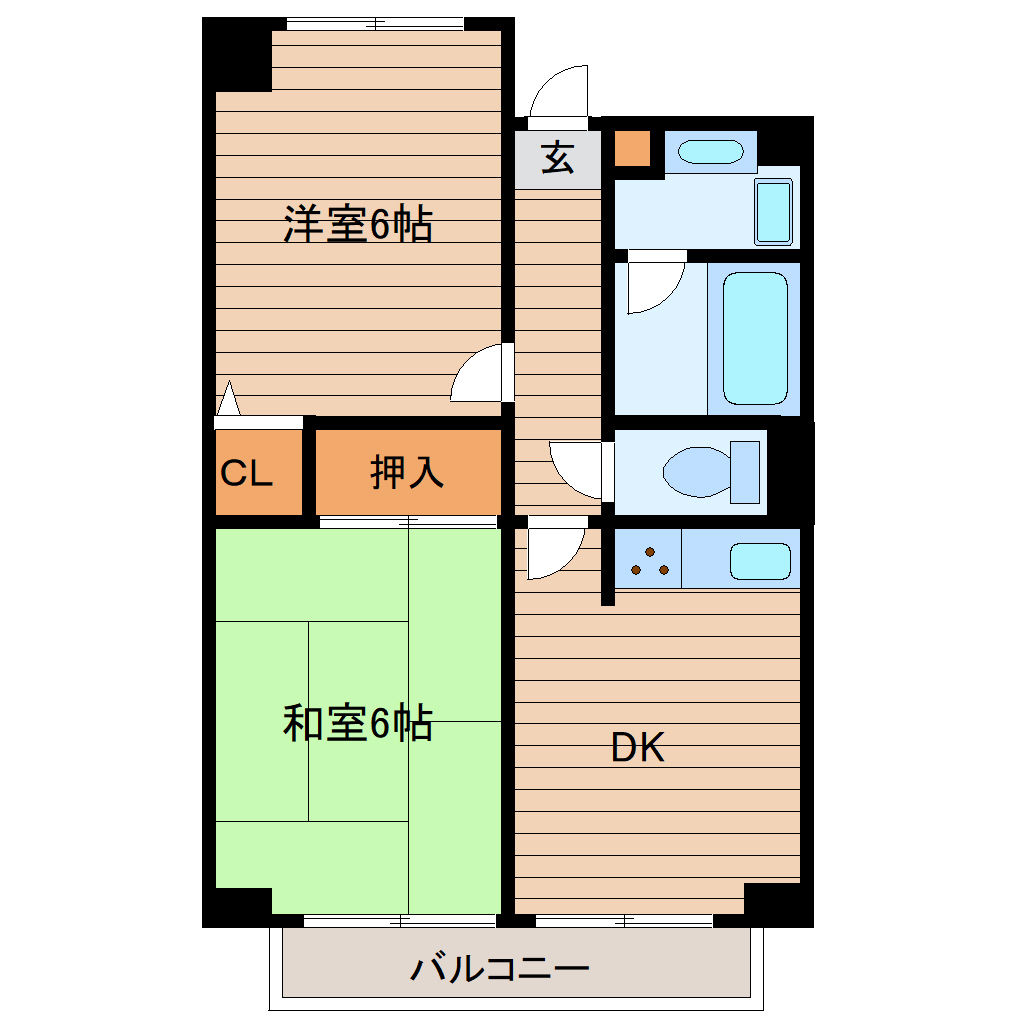 リバーシティ上杉の間取り