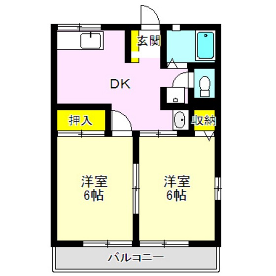 メゾンシルクの間取り