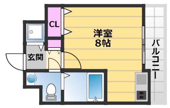 ライフデザイン新金岡B棟の間取り