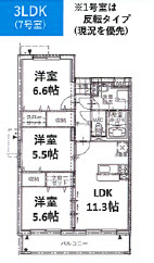 アトレ丸山の間取り