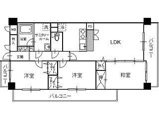 セレーノ北上大通の間取り