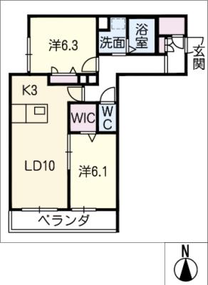 ロワール公文の間取り