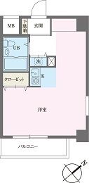 【ベルトピア新松戸第2の間取り】