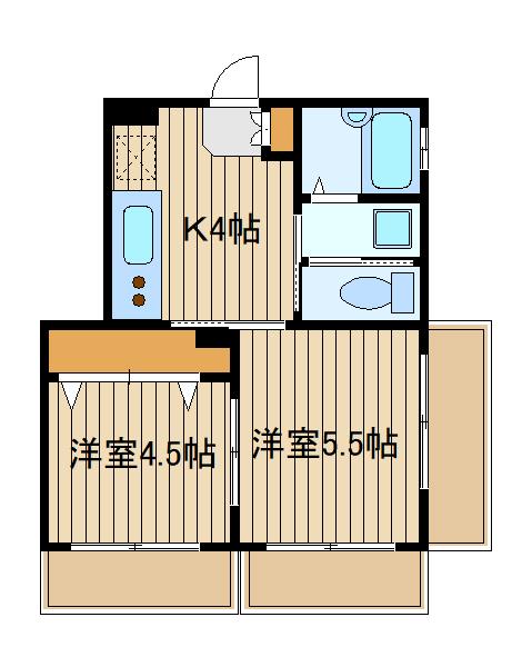 清水マンションの間取り