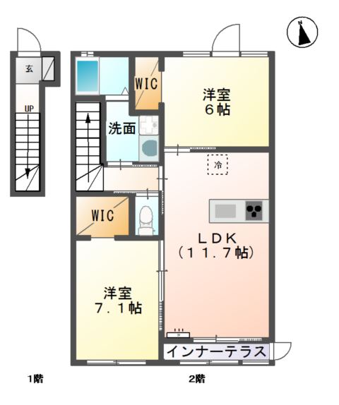 サンモールの間取り