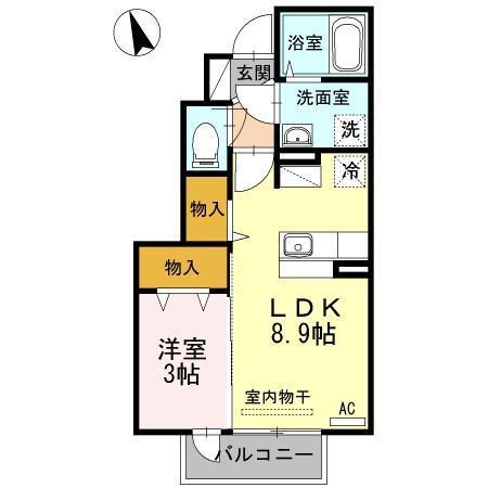 オリビエキャステーロの間取り