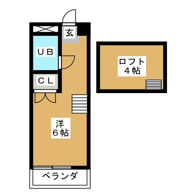 ハイツベルグ中延の間取り