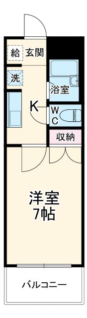 大府市共和町のアパートの間取り