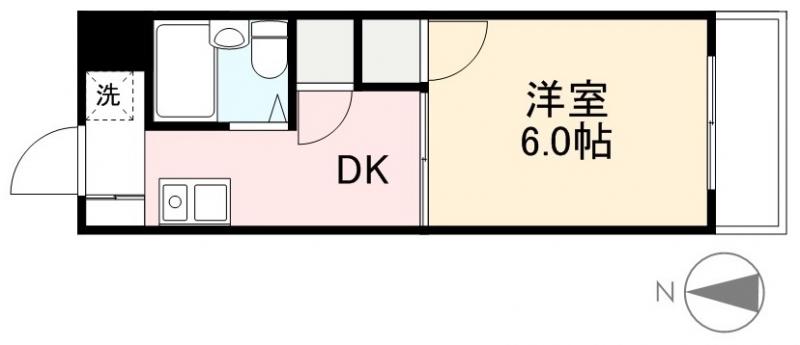 東田町ハイツの間取り