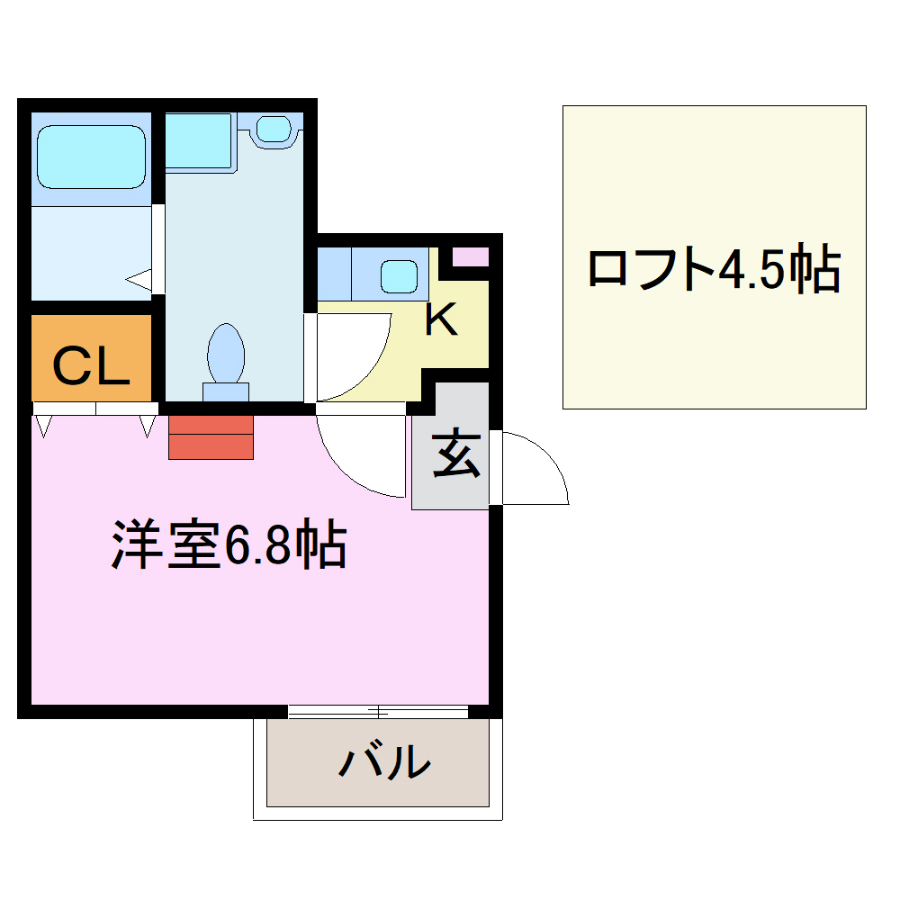 ベルビュー深草の間取り