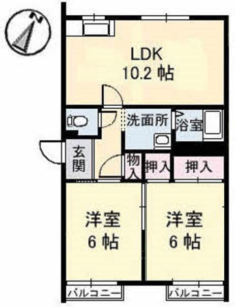 グランピア楠乃の間取り