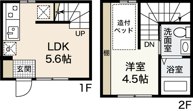 メゾネットＳｈｏｚｏｋｕの間取り