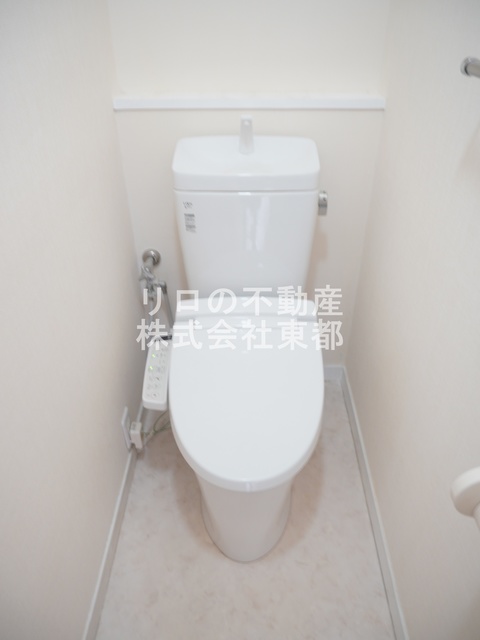 トイレ　洗浄便座付です！