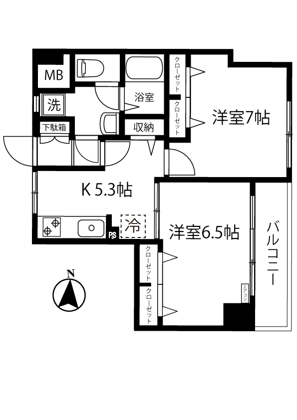 オリエンタル厚木の間取り