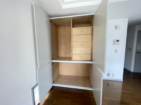 収納　※別号室の写真です。