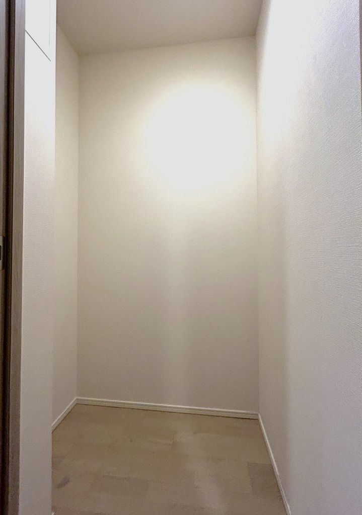 収納　照明付納戸約0.7帖（クリーニング前）