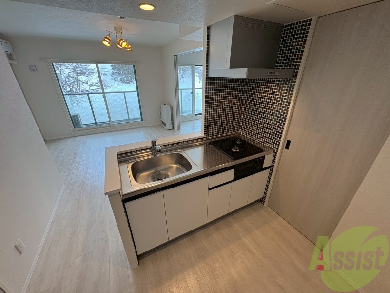 キッチン　システムキッチンなので、すぐお料理に使えます！