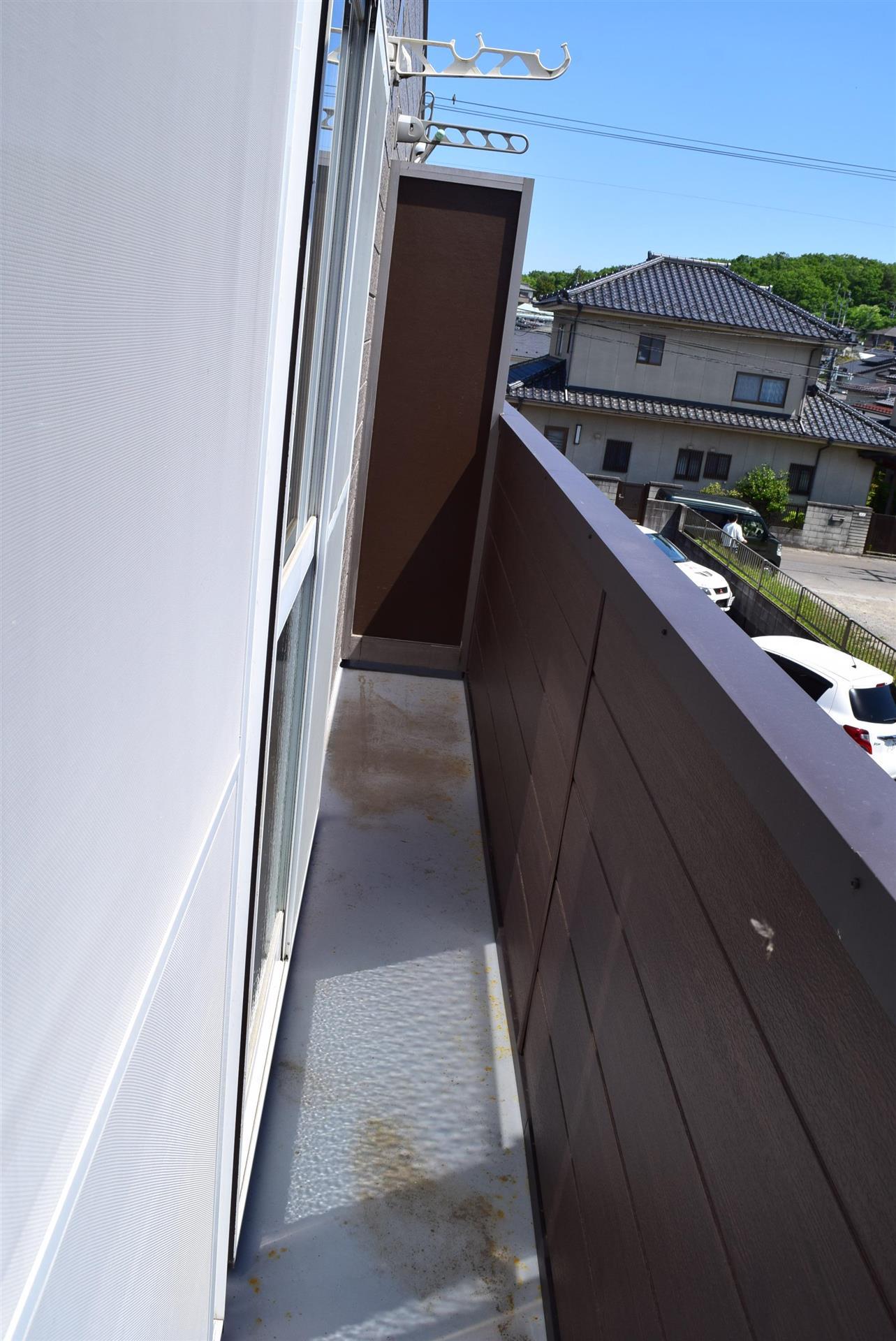 バルコニー　写真は同タイプの別部屋です。