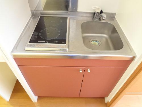 キッチン　安心安全の電気コンロ　2口