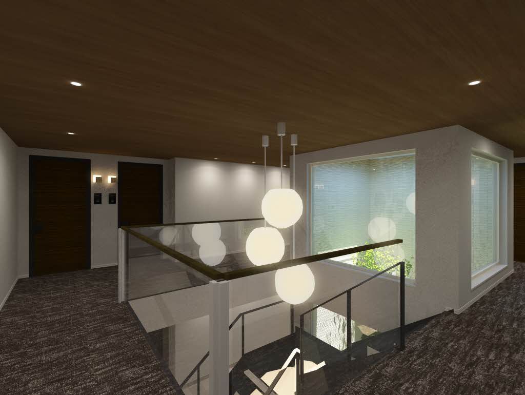 建物外観　共用部完成予想図