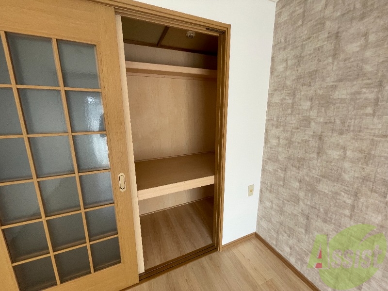 収納　こちらは収納です。広さもいい感じです。