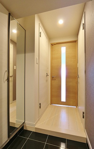 玄関　出入りのし易い玄関ですね