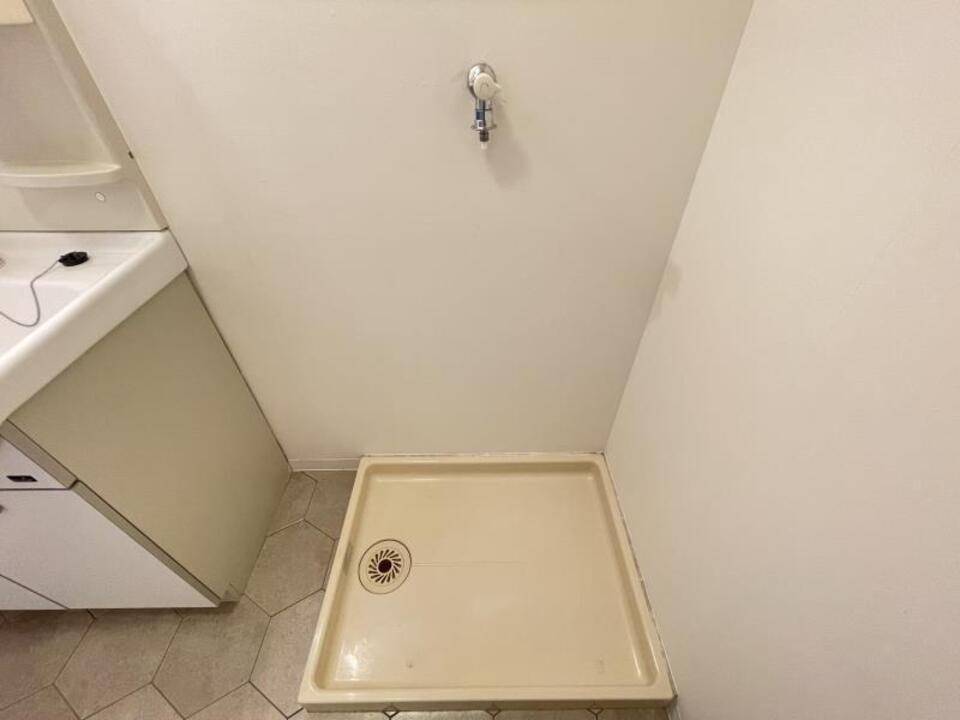 洗面設備　洗濯機置場